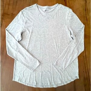 FIGS - Heathered Medium Grey Supersoft - Longsleeve Underscrub